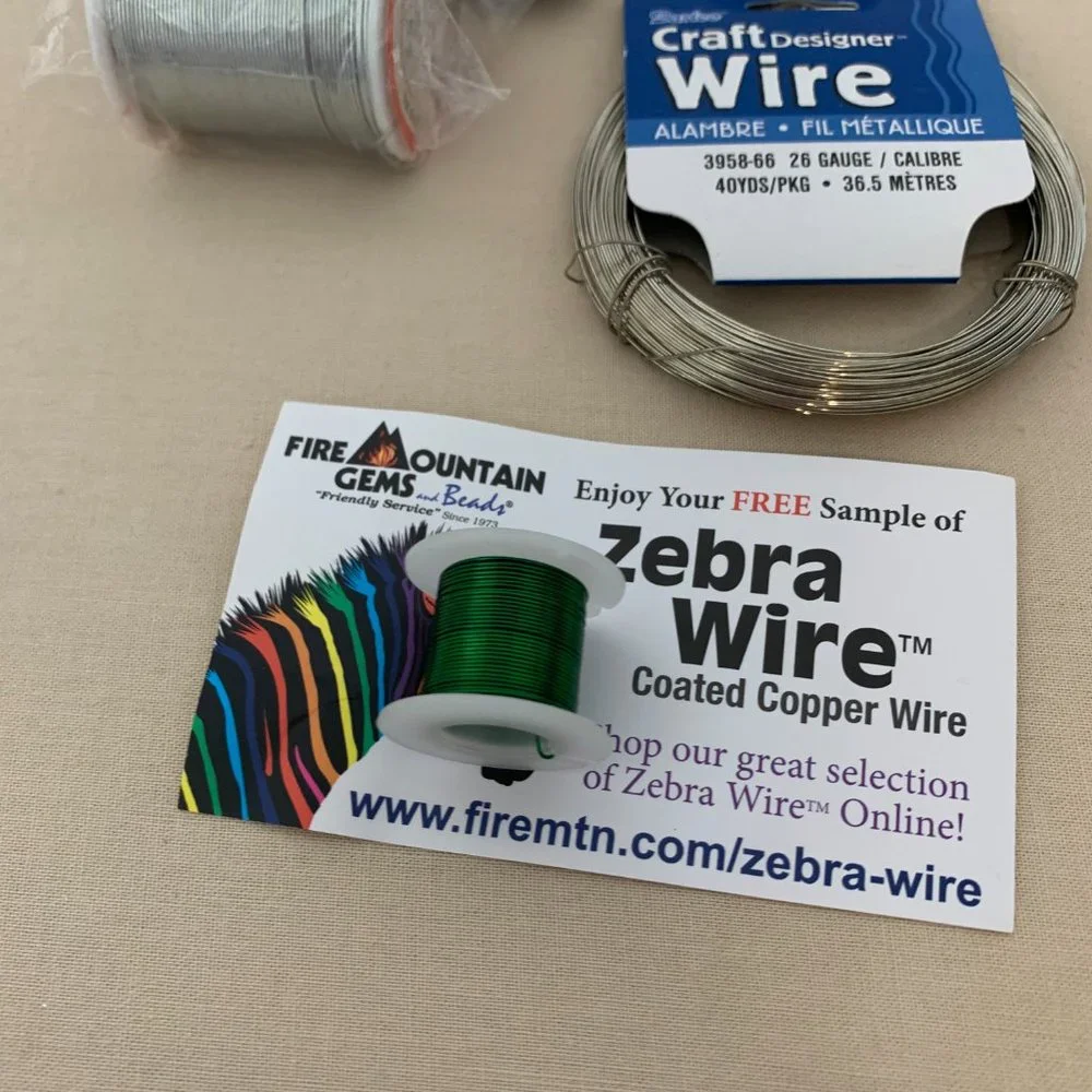 JEWELRY MAKING WIRE & STRING 9 SPOOLS - Picture 2 of 14